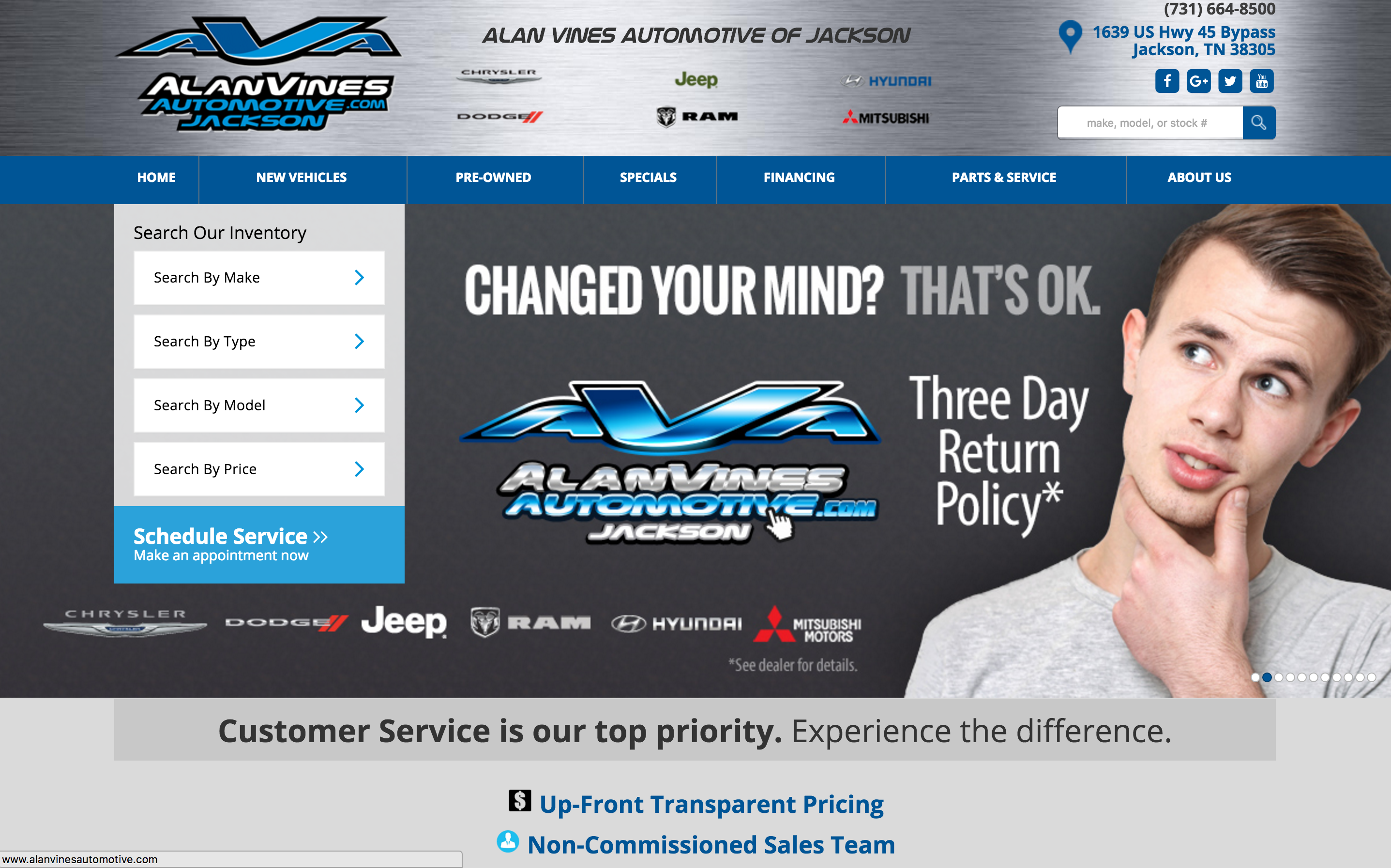 Live site built on responsive template. Live site